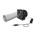 thumbnail image 1 of Extractor de pared, ventilador portátil, soplador de Camping, ventilador Extractor de cobertizos montado en la pared, ventilador de ventilación para 1 ventilador tubo de 6M, 1 of 8