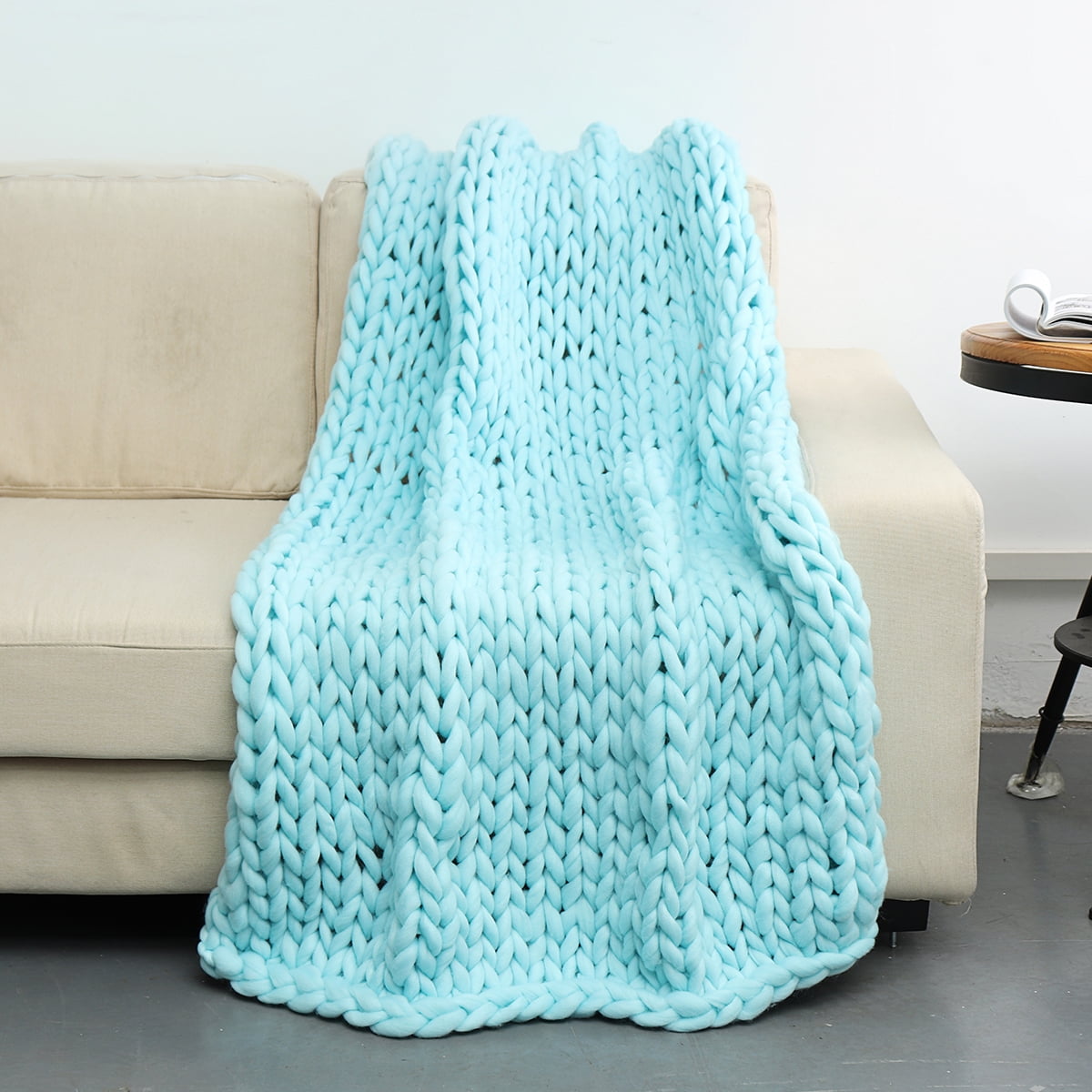 100 150cm Soft Warm Chunky Knit Blanket Throw Wool Thick Line Yarn Handmade Home Decor Christmas Gift Walmart Com Walmart Com 100 150cm Soft Warm Chunky Knit Blanket Throw Wool Thick Line Yarn Handmade Home Decor Christmas Gift Walmart Com Walmart Com
