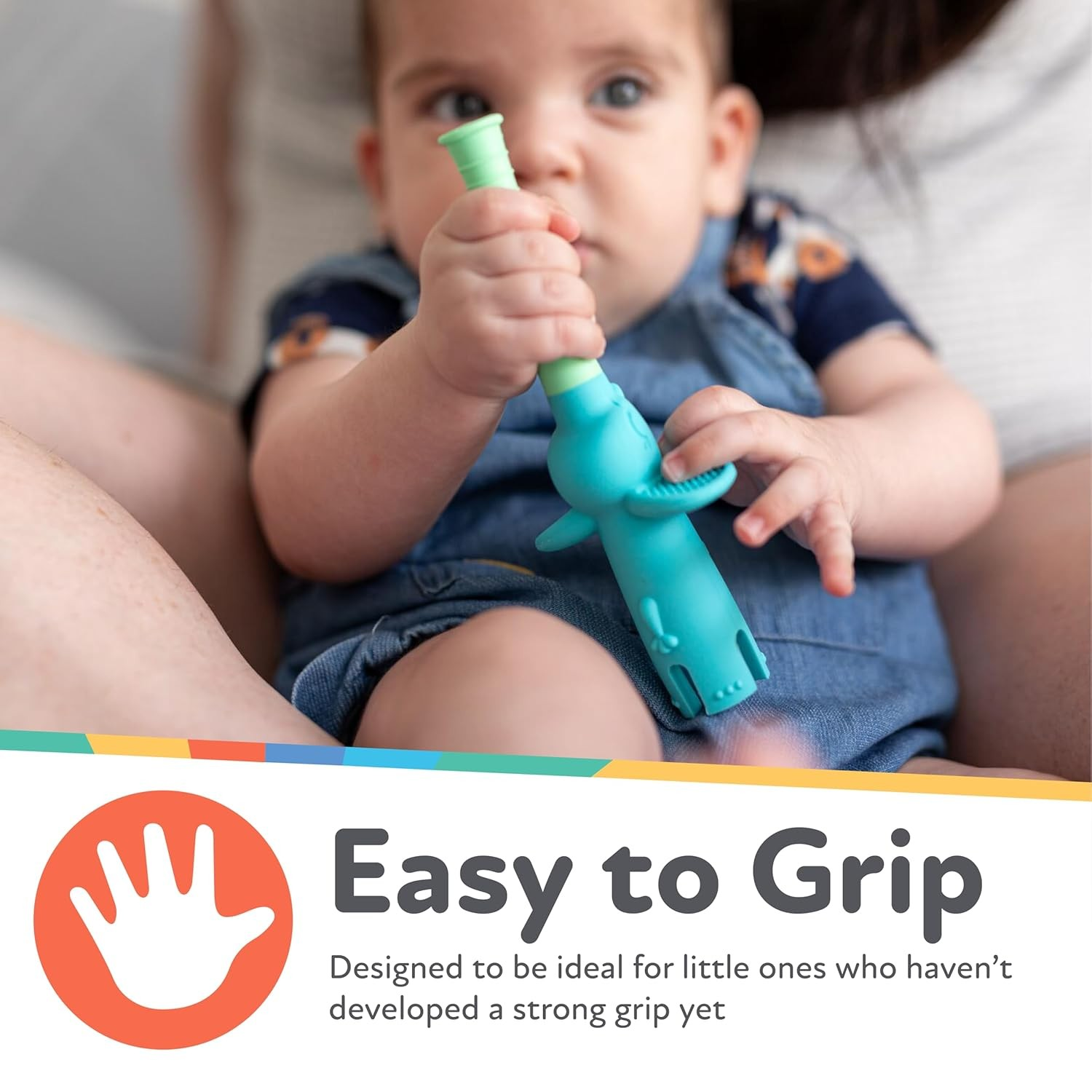 Nuby Silicone Tube Teether Multipack, Elephant & Giraffe photo 3