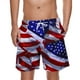 thumbnail image 1 of Pantalones Cortos de Cintura Elástica para Hombre, Día de la Independencia de los Estados Unidos, Pantalones Cortos de Bolsillo para Deportes de Playa, 1 of 5