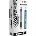 thumbnail image 6 of Zebra Pen BCA F-301 Stainless Steel Ballpoint Pens Fine Pen Point - 0.7 mm Pen Point Size - Refillable - Retractable - Black - Stainless Steel Stainless Steel Barrel - 12 / Dozen, 6 of 6