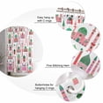 thumbnail image 6 of Shower Curtain Red Castle Stars Moon Bathroom Curtains with Hooks, Waterproof Fabric Colorful Graffiti Bath Shower Curtains Set for Bathroom Bathtubs Decor 72x72 Inch, 6 of 8