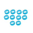 thumbnail image 1 of Freer 10x Barber Hairdressing Shears Scissors Finger Ring Grips Ring Grips Finger Inserts Inserts Light Blue, 1 of 9