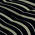thumbnail image 6 of Jordan Manufacturing 3-Piece Platt Ink Black Stripe Tufted Outdoor Cushion Set with 1 Wicker Bench Cushion and 2 Wicker Seat Cushions, 6 of 12