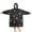 Black Sun Moon-1, variant on Wearable Oversized Blanket,Black Skull Rose Pattern Wearable Blanket Hoodie for Adults,Cozy Hooded Blankets with Super Pockets,Super Warm Fuzzy Pullover for Women & Men