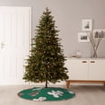 thumbnail image 6 of Sikiie Gingerbread Snowman Cookies Nativity Christmas Tree Skirt, Jesus Christian Winter Holiday Tree Mat Decoration(30-48IN)30", 6 of 6