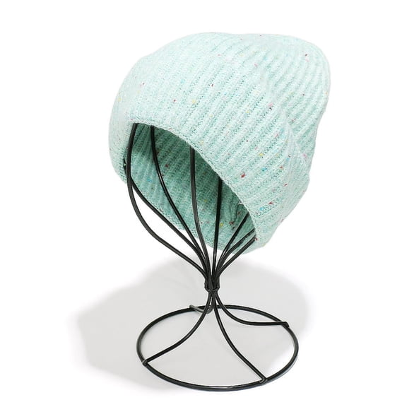 Roncen Wool Ribbed Knit Beanie Cap, Warm Winter Hat, Unisex for Men and Women