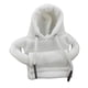 thumbnail image 1 of Funda para pomo de cambio de marchas de automóvil, sudadera con capucha, protector para pomo de cambio de marchas de festival Blanco, 1 of 5