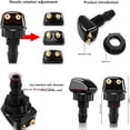 thumbnail image 4 of PEACNNG Fit Car Windshield Wiper Nozzle Set with 39.37” Hose  6 Connectors & Dual-Hole Spray Nozzles - RV Compatible, 4 of 7