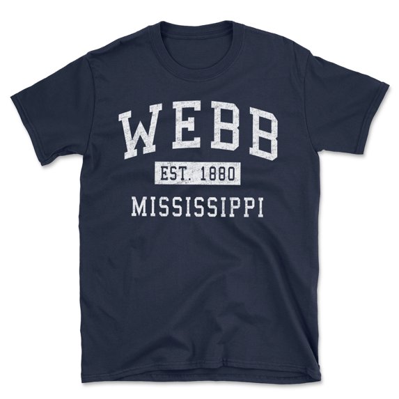 Webb Mississippi Classic Established Men's Cotton T-Shirt