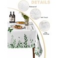 thumbnail image 2 of Green Spring Botanical Table Cloth, Waterproof Tablecloth for Rectangle Tables, Weeping Eucalyptus Butterfly Reusable Washable Fabric Table Cover for Restaurant Kitchen Dining Tables 54"x108", 2 of 9