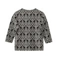 thumbnail image 3 of Grblisyd 3/4 Sleeve Shirts for Teens Girls Crew Neck Cute Summer Fall Tops Floral Print Blouses Clothes, 3 of 4
