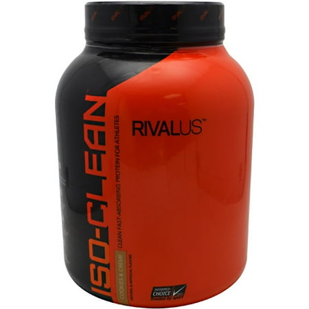 Rivalus Iso-Clean, Cookies &amp; Cream, 48 Portions