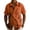 03-Orange, variant on IWRICH Men's Bowling Shirt 1950s Retro Rockabilly Style Short Sleeve Button down Music Hawaiian Shirts 03-Orange XL