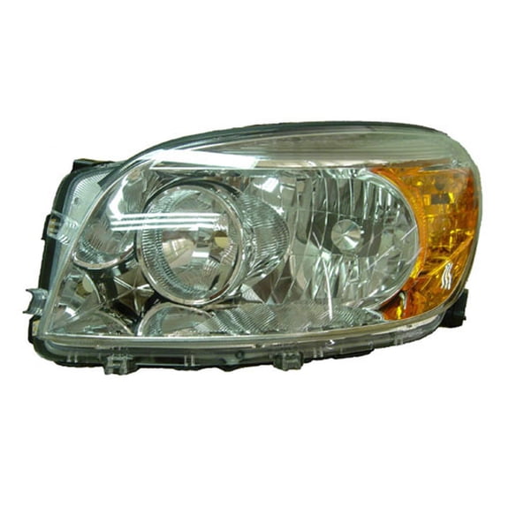 KAI New CAPA Certified Standard Replacement Driver Side Headlight Lens And Housing, Fits 2006-2008 Toyota Rav4