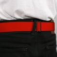 thumbnail image 4 of Buckle-Down Belt, Seatbelt Buckle Belt, Red, Youth 22 to 32 Inches, 4 of 9