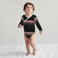 thumbnail image 4 of Xecao Rose Gold Glitter1 Print Baby unisex-baby Cotton Long-sleeve Bodysuits-6 Months, 4 of 6