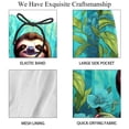 thumbnail image 4 of luoweisi Men's Beach Shorts Quick Dry Swim Trunks with Mesh Lining Sloth L, 4 of 5