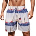 thumbnail image 1 of Aayomet Swimming Trunks for Men Hot Spring Holiday Beach Beach Pants Swimming Trunks Shorts (Blue, L), 1 of 5
