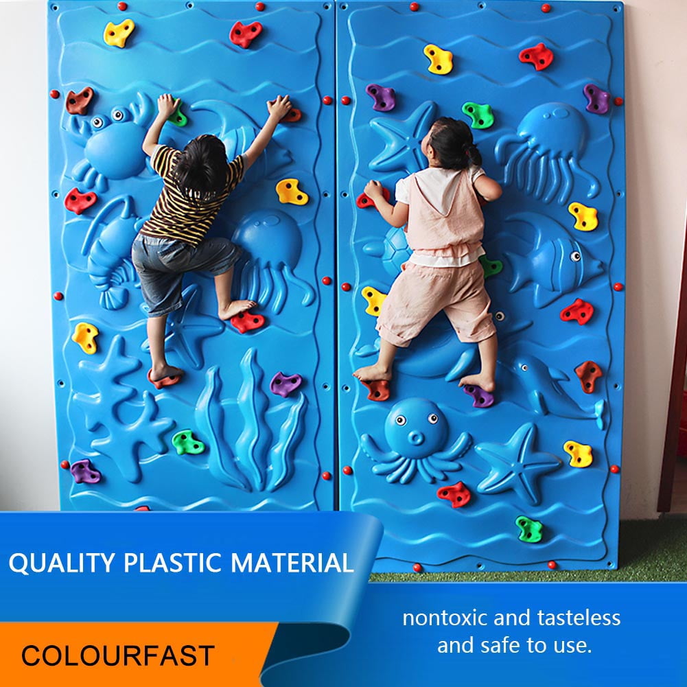DOACT Rock Climbing Wall Stone,20Pcs Multi-colour Textured Climbing Rocks Wall Stones Kids Assorted Kit Bolt,Rock Wall Stone