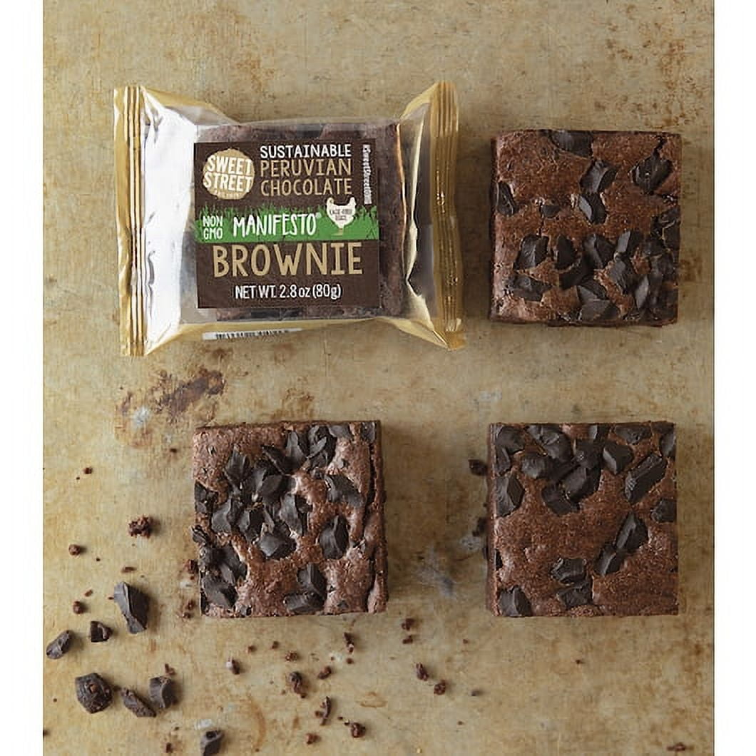 Sweet Street Individually Wrapped Peruvian Chocolate Manifesto Brownie (8 Count)
