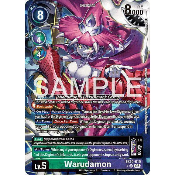 Digimon Sinister Order Super Rare Warudamon EX10-019 [Alternate Art]