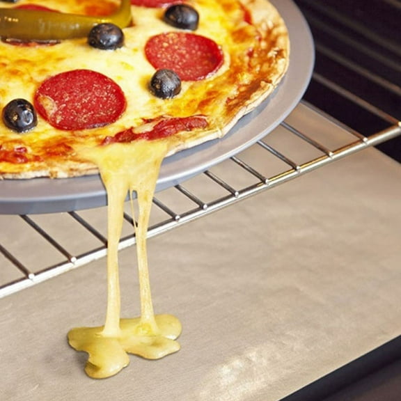 MEIBUTYUP Reusable White Non Stick Oven Mat Liner High Temperature Baking and Bbq