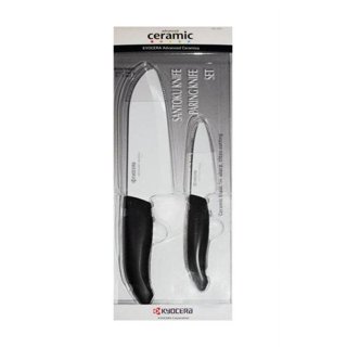 Kyocera Revolution Ceramic Knife Set: 3 Piece, Black – Zest Billings, LLC