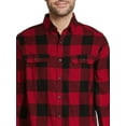 thumbnail image 3 of George Men's Long Sleeve Flannel Shirt, Sizes XS-3XLT, 3 of 9