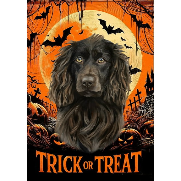 Boykin Spaniel - Best of Breed  Halloween Garden Flag