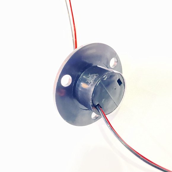 Taidacent 2 Wires 5A 15A 20A 30A 40A 60A Slip Ring Collector Ring Rotary Electrical Contact (5A)