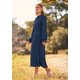 thumbnail image 4 of Vestido PRETTYGARDEN 2025 Midi con Lunares Suizos Plisado Azul Oscuro M, 4 of 8