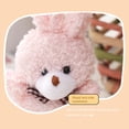 thumbnail image 1 of Conejo de dibujos animados con pelusa, conejito suave y tierno, juguete para dormir para niños y niñas (rosa) Likrtyny libre de BPA, 1 of 9