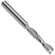 LMT Onsrud 52-702 Solid Carbide Upcut Spiral O Flute Cutting Tool, Inch, Uncoated (Bright) Finish, 22 Degree Helix, 2 Flutes, 4.0000" Overall Length, 0.5000" Cutting Diameter, 0.5000" Shank Diameter