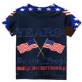 thumbnail image 5 of 250th Anniversary Usa Shirt Boys Girls 4th of July Shirts Crewneck Pullover Short Sleeve Casual Graphic Tees Summer Tops T Shirts for Kids Everyday Wear, 5 of 5