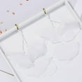 thumbnail image 4 of Sonducket Pendientes colgantes de flores de tela elegantes y hermosos para mujer, joyería llamativa, pendientes de flores Ropa, zapatos y accesorios Miscelánea amarillo, 4 of 6