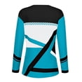 thumbnail image 4 of Blouses for women dressy casual Polyester,Spandex Soft Clothing XXL Blue womens blouses, 4 of 4