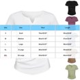 thumbnail image 4 of Women's Summer Short Sleeve V Neck Tank Top Cami Camisole Solid Color Casual Daily Wear Vacation Beach Outfits Fashion Essential Gift for Women | Aestivo,Green XL, 4 of 9