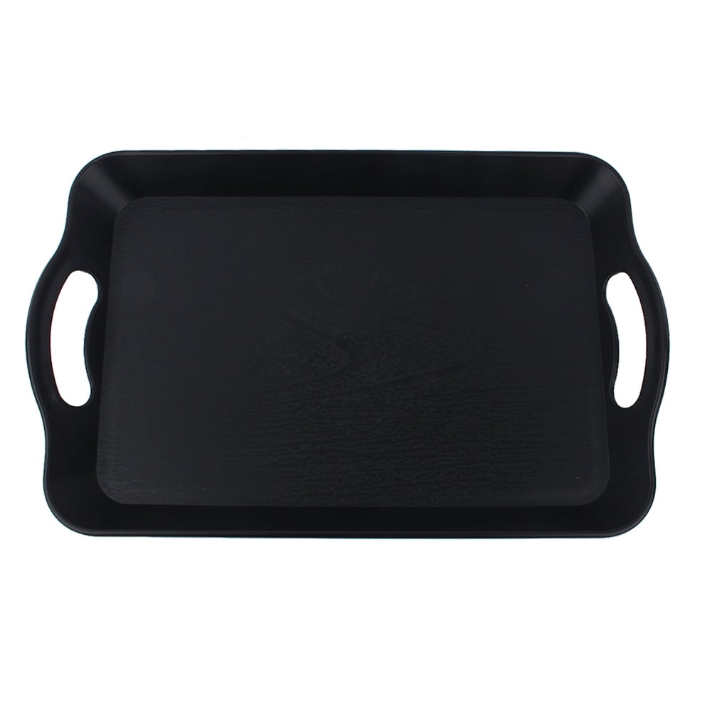 Kritne Tea Tray,Rectangular Plastic Tray Tea Food Serving Tray with