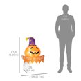 thumbnail image 3 of Outsunny 3.4ft Inflatable Halloween Window Sticker Ghost with Orange Face, 3 of 10