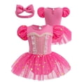 thumbnail image 2 of ATAIKU 3M-18M Baby Girls Princess Onesie Romper Dress Halloween Christmas Party Lace Gown Birthday Tulle Dresses with Headband, 2 of 10