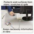 thumbnail image 5 of KrystalView Desk Pad with Antimicrobial Protection, Glossy Finish, 22 x 17, Clear | Bundle of 2 Each, 5 of 5
