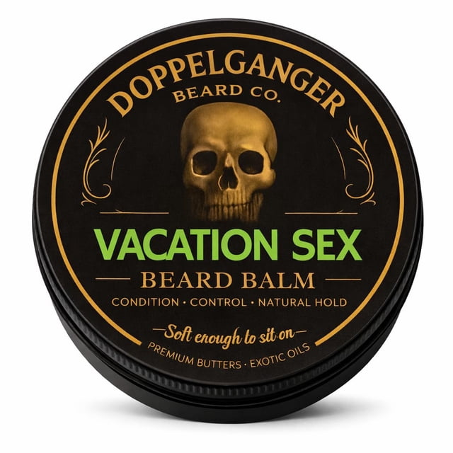 Bálsamo para barba Doppelganger Vacation Sex, fijación ligera, no graso