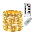 thumbnail image 4 of Guirnalda de luces LED navideñas con control remoto y USB, ideal para bodas, fiestas y decoración del hogar., 4 of 4
