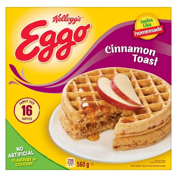EGGO Cinnamon Toast Waffles, 560g (16 waffles), 560g, 16 waffles