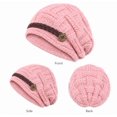 thumbnail image 3 of Women’s Slouchy Knit Beanie Hat, Cable Knit Winter Hat for Cold Weather, Snow, Ski and Everyday Wear, TIKA, 3 of 7