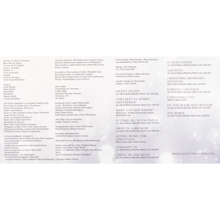 Celtic Thunder - Celtic Christmas Eve - Music & Performance - CD
