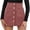 Pink, variant on Womens Corduroy Mini Skirt High Waisted Basic Casual A-line Short Fall Winter Skirts Front Button Closure
