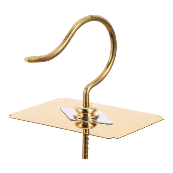 NICEXMAS Golden Brass Bird Cage Hook Replacement Sturdy Hanging Accessory for Finch and Parakeet Cages