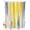 Gray Yellow, variant on Split Shower Curtain for Transfer Bench, Blue Gray Fabric Shower Curtains for Bathroom, Modern Simple Abstract White Ombre Texture Tub Sliding Transfer Bench Waterproof Bath Curtains 72"x96"